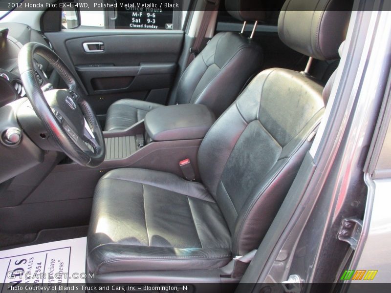 Polished Metal Metallic / Black 2012 Honda Pilot EX-L 4WD