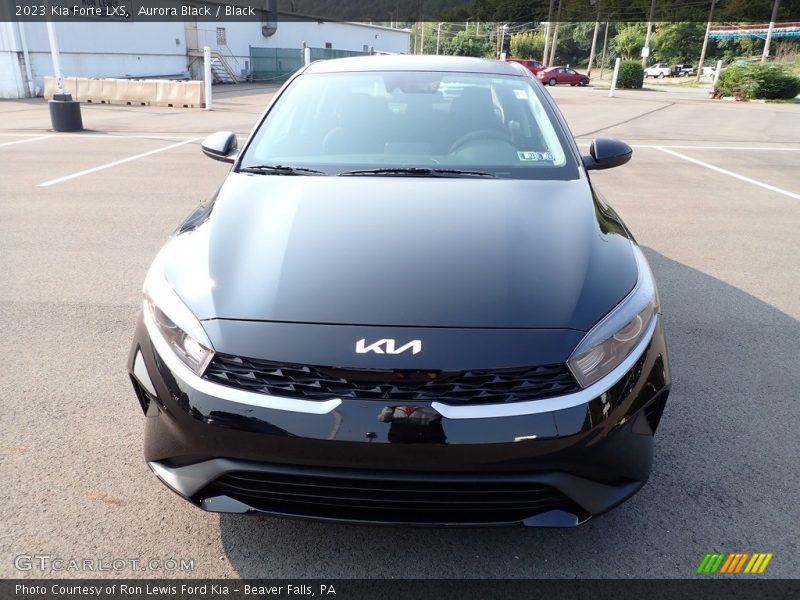 Aurora Black / Black 2023 Kia Forte LXS