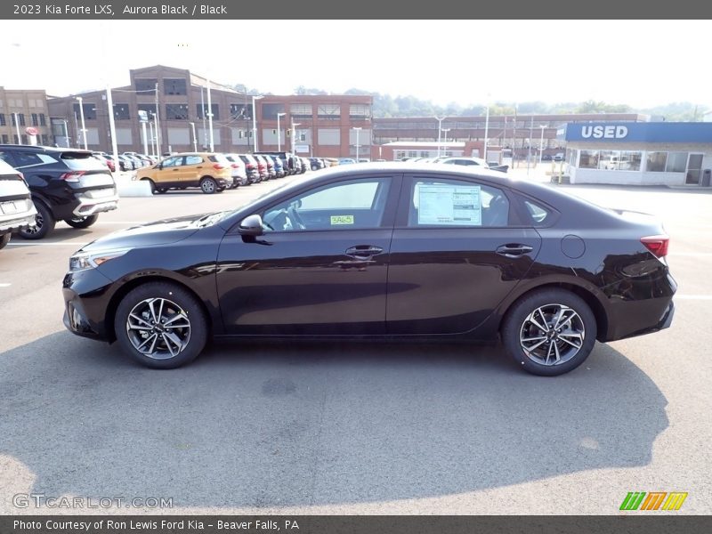 Aurora Black / Black 2023 Kia Forte LXS