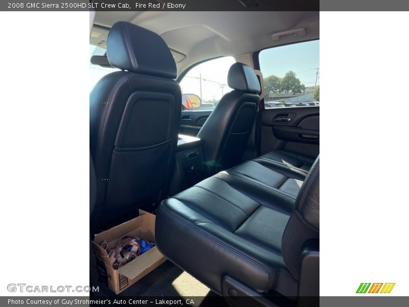 Rear Seat of 2008 Sierra 2500HD SLT Crew Cab