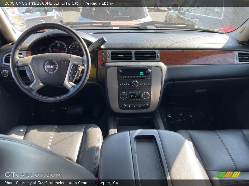  2008 Sierra 2500HD SLT Crew Cab Ebony Interior
