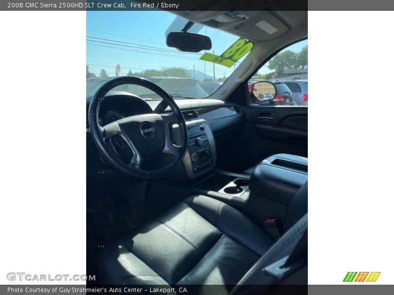 Fire Red / Ebony 2008 GMC Sierra 2500HD SLT Crew Cab