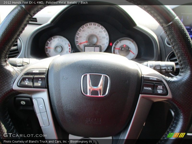 Polished Metal Metallic / Black 2012 Honda Pilot EX-L 4WD