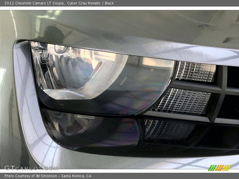 Cyber Gray Metallic / Black 2011 Chevrolet Camaro LT Coupe