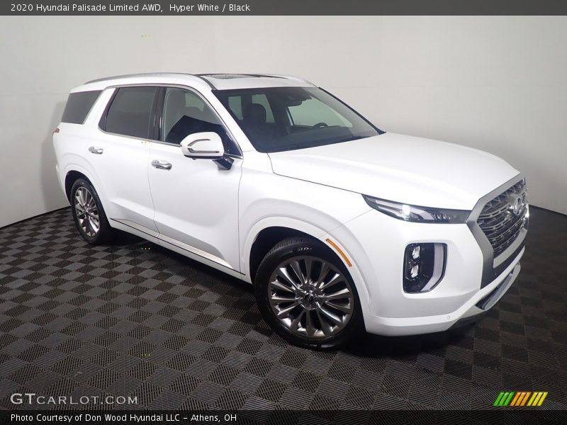 Hyper White / Black 2020 Hyundai Palisade Limited AWD