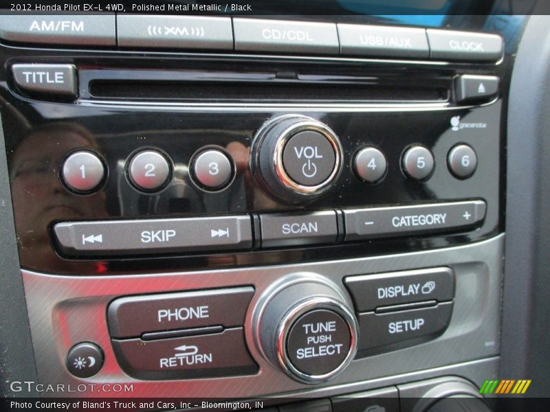 Polished Metal Metallic / Black 2012 Honda Pilot EX-L 4WD