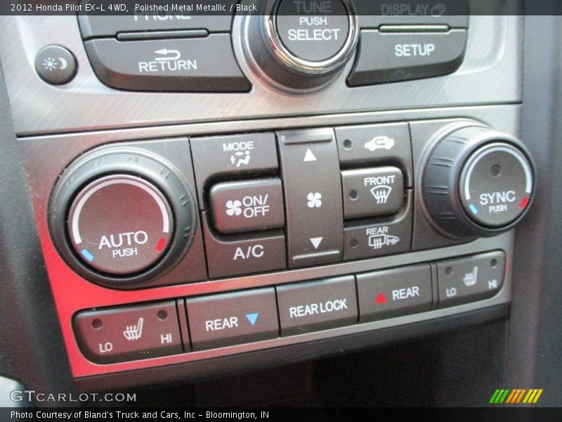 Polished Metal Metallic / Black 2012 Honda Pilot EX-L 4WD