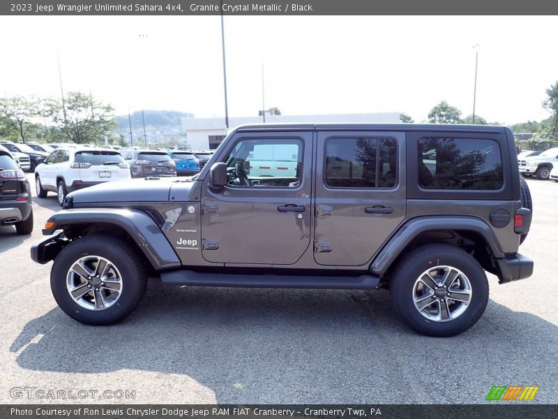 Granite Crystal Metallic / Black 2023 Jeep Wrangler Unlimited Sahara 4x4