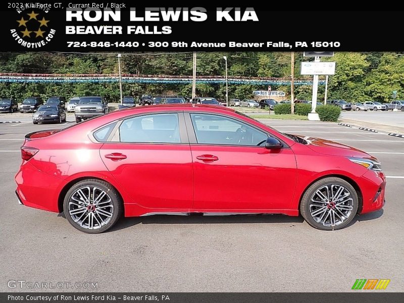 Currant Red / Black 2023 Kia Forte GT