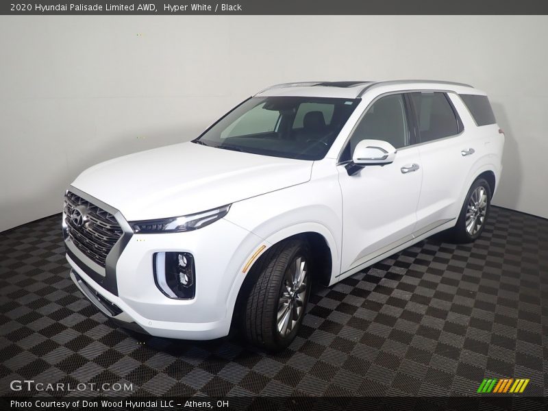 Hyper White / Black 2020 Hyundai Palisade Limited AWD