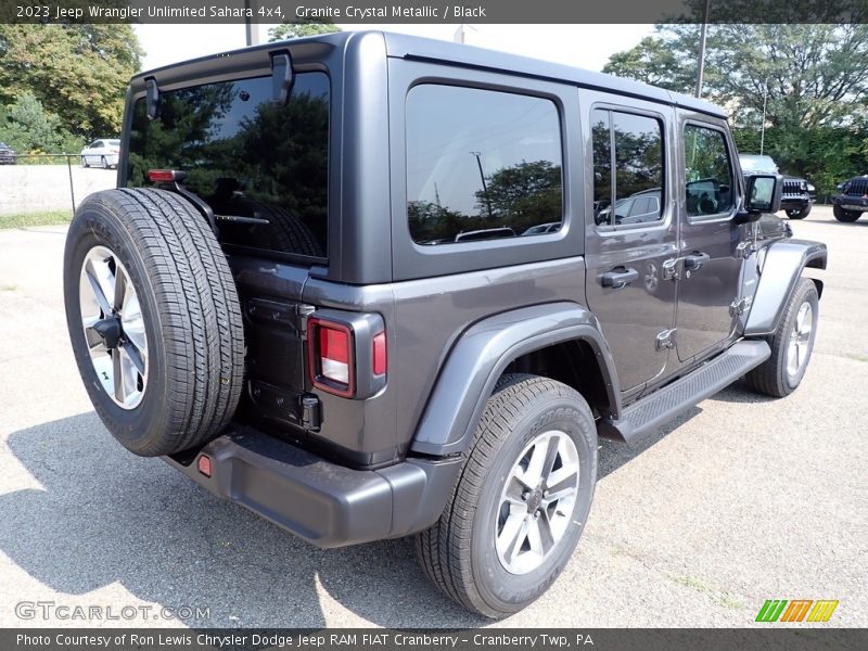 Granite Crystal Metallic / Black 2023 Jeep Wrangler Unlimited Sahara 4x4