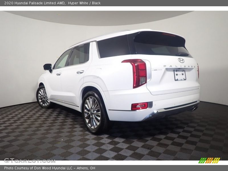 Hyper White / Black 2020 Hyundai Palisade Limited AWD