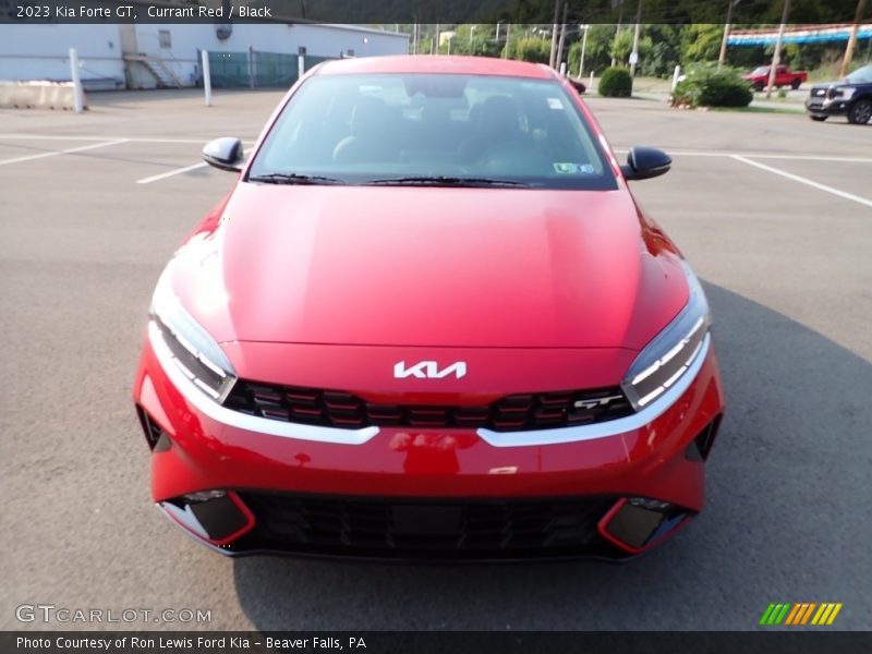 Currant Red / Black 2023 Kia Forte GT