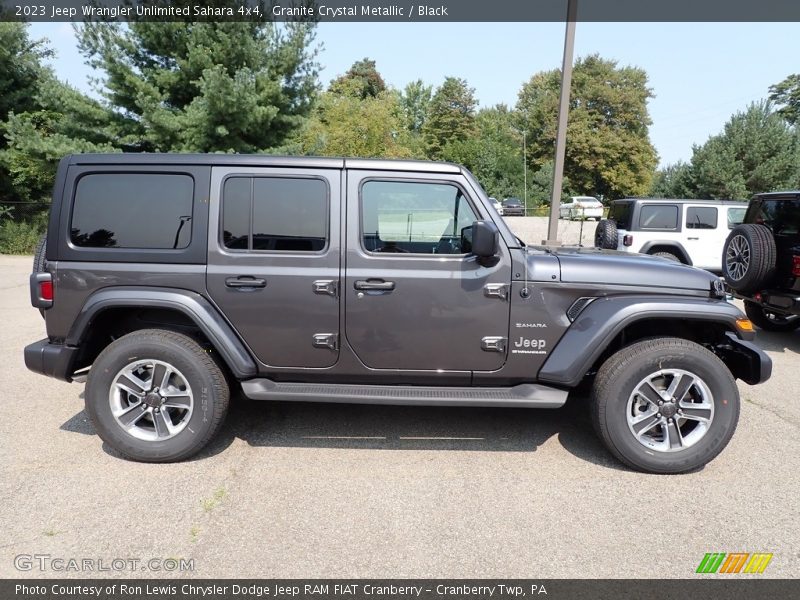 Granite Crystal Metallic / Black 2023 Jeep Wrangler Unlimited Sahara 4x4