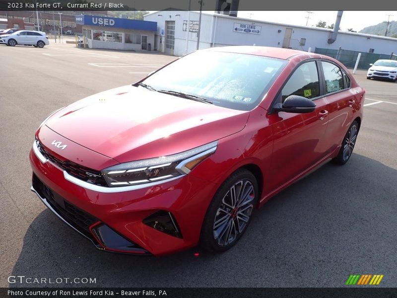 Currant Red / Black 2023 Kia Forte GT