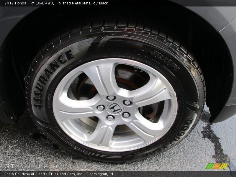 Polished Metal Metallic / Black 2012 Honda Pilot EX-L 4WD