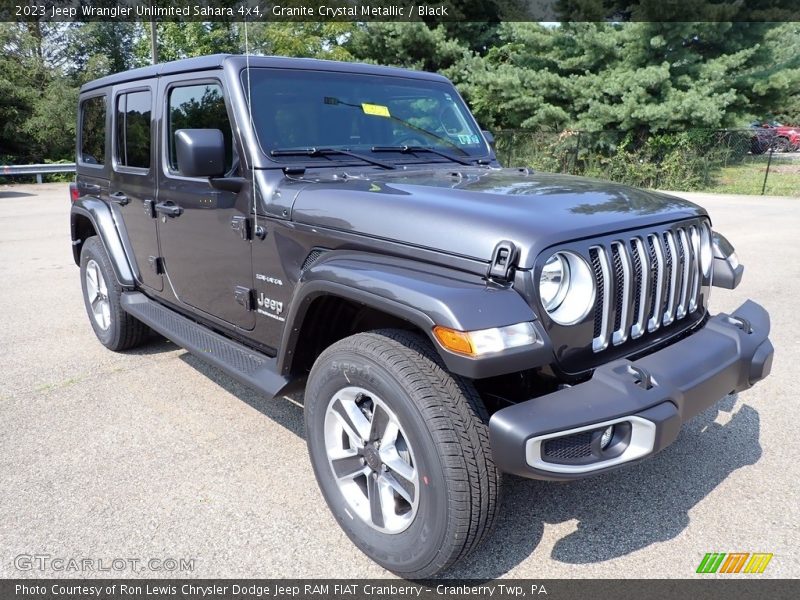 Granite Crystal Metallic / Black 2023 Jeep Wrangler Unlimited Sahara 4x4