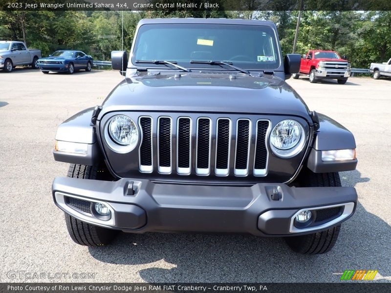 Granite Crystal Metallic / Black 2023 Jeep Wrangler Unlimited Sahara 4x4