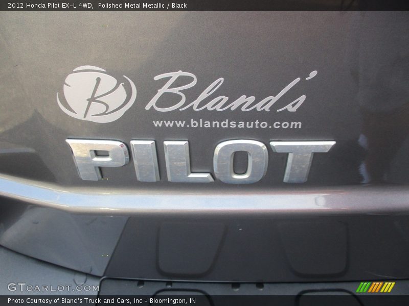 Polished Metal Metallic / Black 2012 Honda Pilot EX-L 4WD