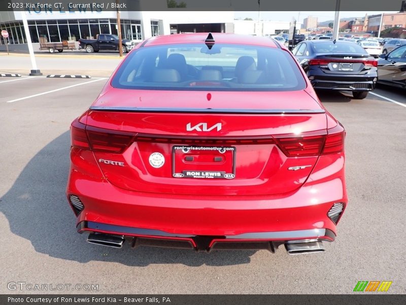 Currant Red / Black 2023 Kia Forte GT
