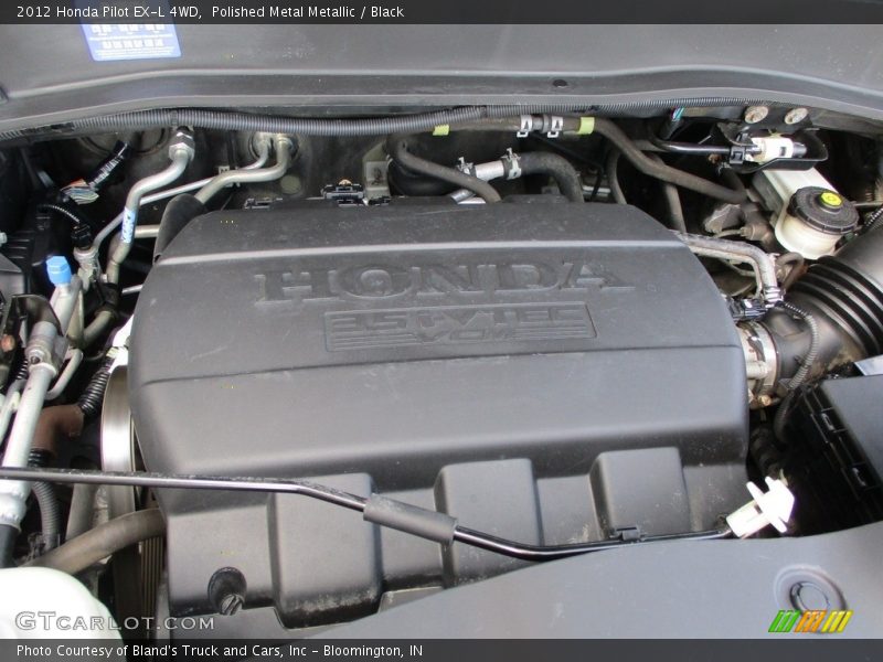 Polished Metal Metallic / Black 2012 Honda Pilot EX-L 4WD