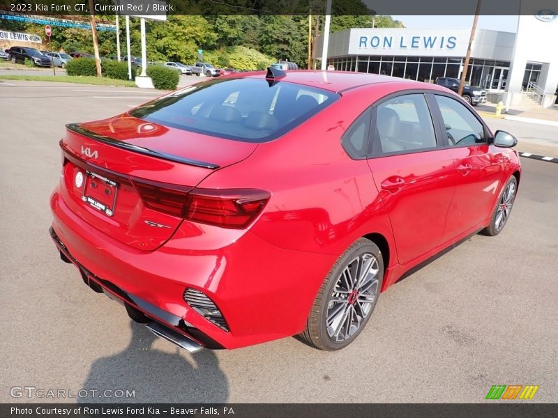 Currant Red / Black 2023 Kia Forte GT
