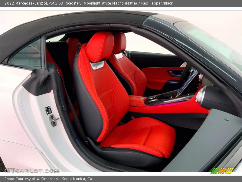 Front Seat of 2022 SL AMG 63 Roadster