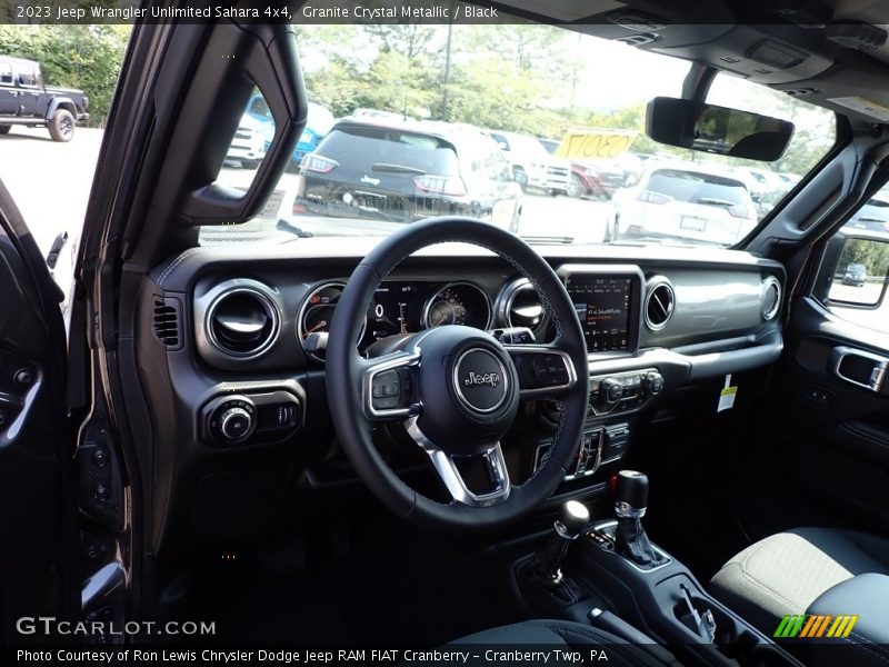 Granite Crystal Metallic / Black 2023 Jeep Wrangler Unlimited Sahara 4x4