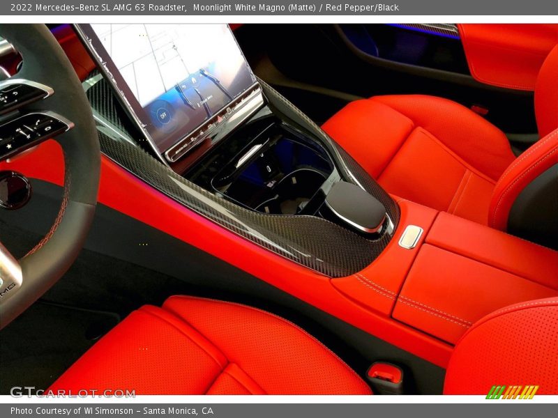 Front Seat of 2022 SL AMG 63 Roadster
