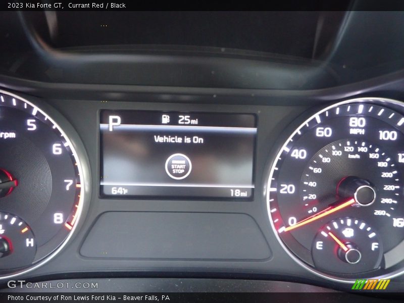 Currant Red / Black 2023 Kia Forte GT