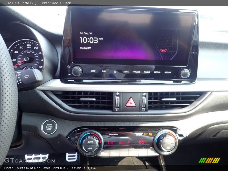 Currant Red / Black 2023 Kia Forte GT