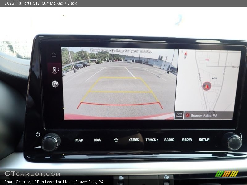 Currant Red / Black 2023 Kia Forte GT