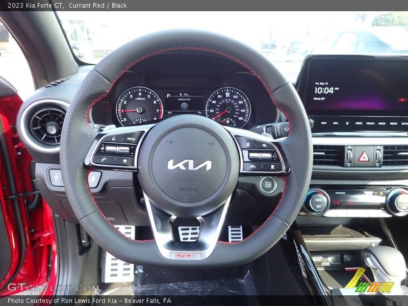 Currant Red / Black 2023 Kia Forte GT