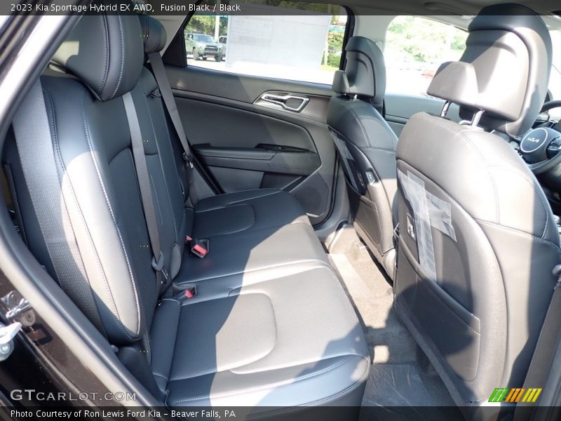 Fusion Black / Black 2023 Kia Sportage Hybrid EX AWD