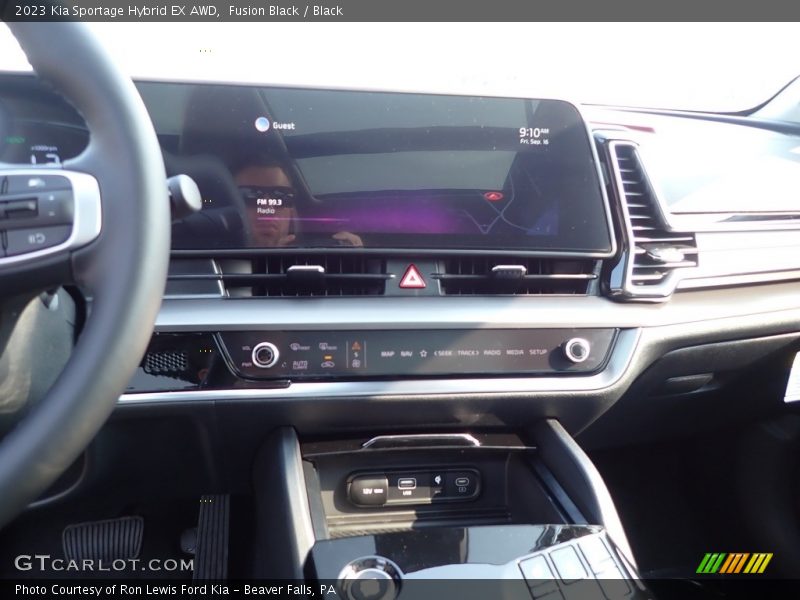 Fusion Black / Black 2023 Kia Sportage Hybrid EX AWD