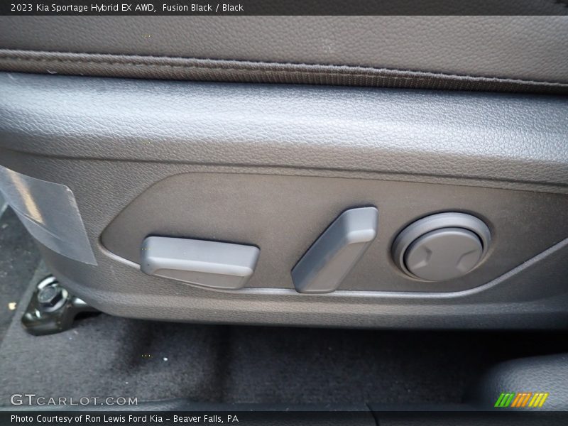 Fusion Black / Black 2023 Kia Sportage Hybrid EX AWD