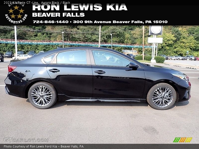 Aurora Black / Black 2023 Kia Forte GT-Line