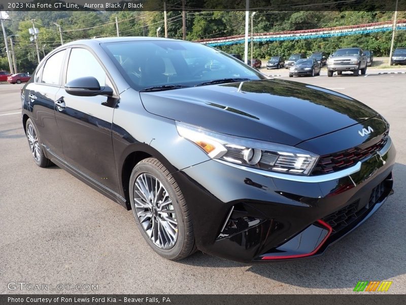 Aurora Black / Black 2023 Kia Forte GT-Line