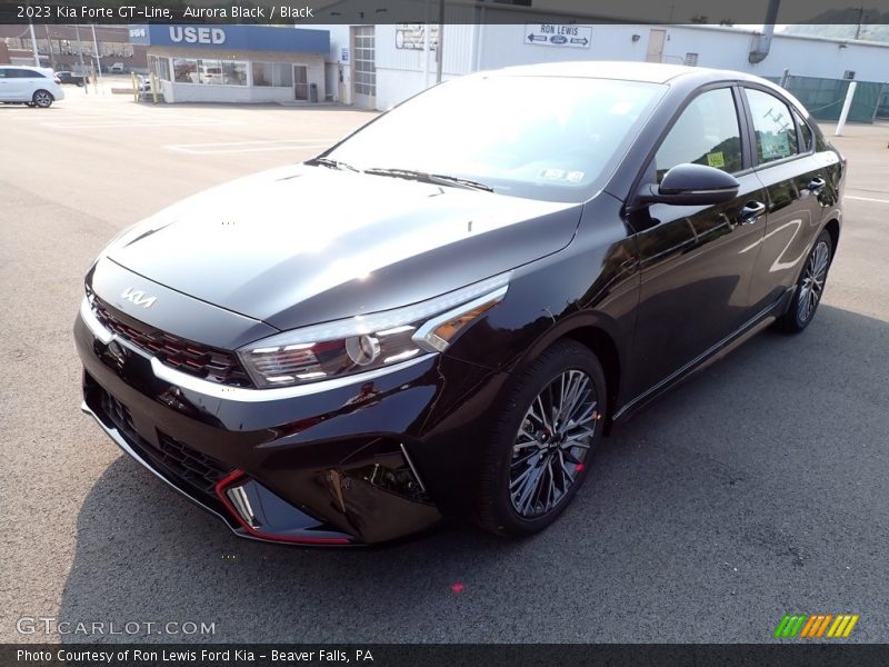 Aurora Black / Black 2023 Kia Forte GT-Line