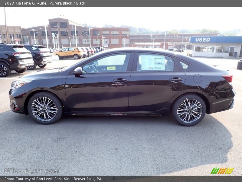 Aurora Black / Black 2023 Kia Forte GT-Line