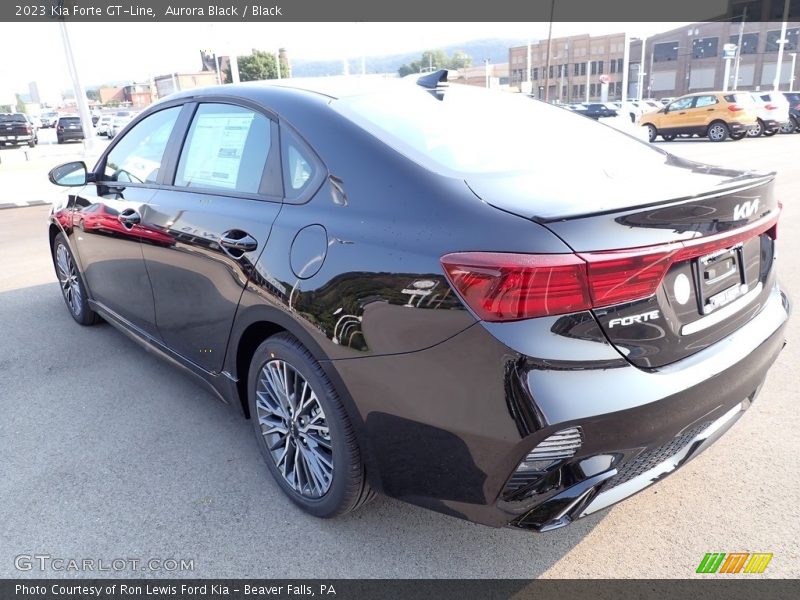 Aurora Black / Black 2023 Kia Forte GT-Line