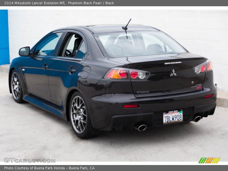 Phantom Black Pearl / Black 2014 Mitsubishi Lancer Evolution MR