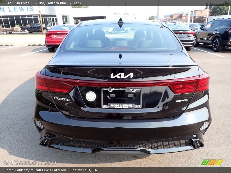 Aurora Black / Black 2023 Kia Forte GT-Line