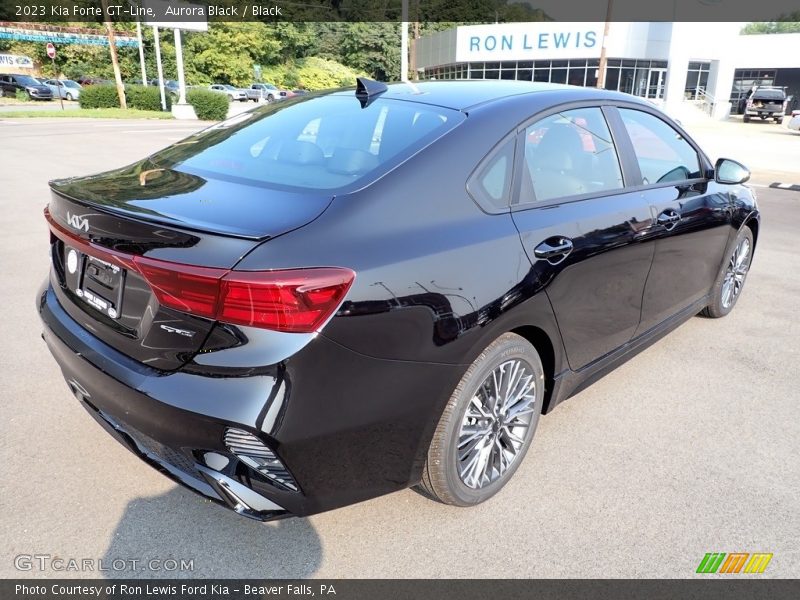Aurora Black / Black 2023 Kia Forte GT-Line