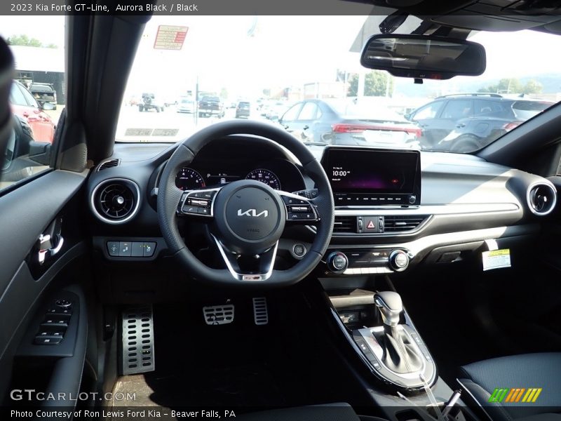 Aurora Black / Black 2023 Kia Forte GT-Line