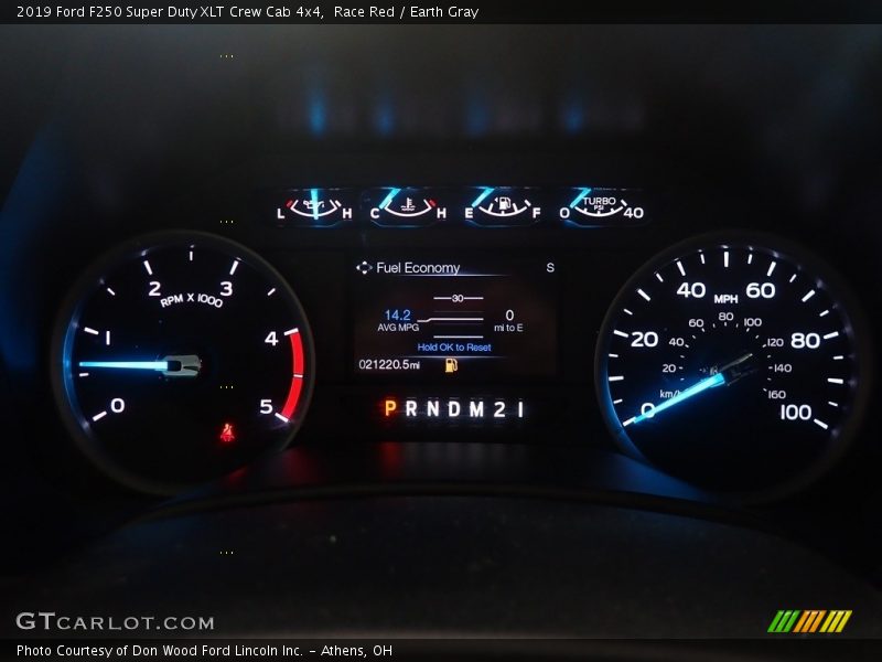 Race Red / Earth Gray 2019 Ford F250 Super Duty XLT Crew Cab 4x4