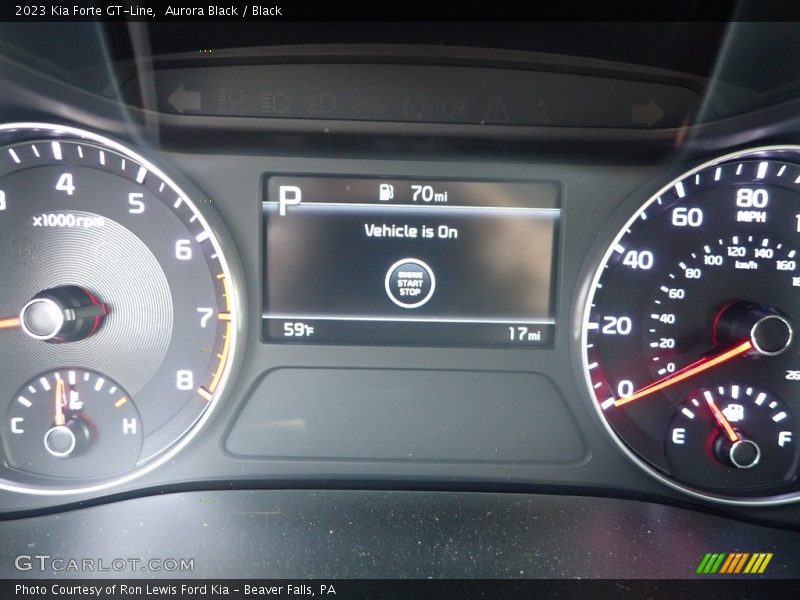 Aurora Black / Black 2023 Kia Forte GT-Line