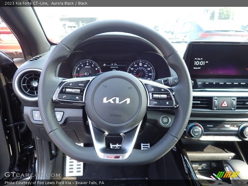 Aurora Black / Black 2023 Kia Forte GT-Line