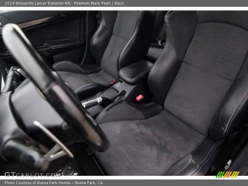 Front Seat of 2014 Lancer Evolution MR