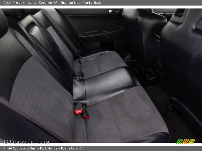 Rear Seat of 2014 Lancer Evolution MR